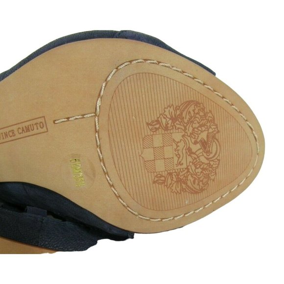 Vince Camuto Eliaz Lace Up Strappy Dress Sandal Cone heel Women's Size 5.5 Navy - Picture 7 of 8
